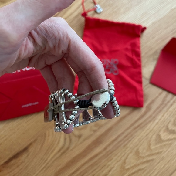 Uno de 50 bracelet "Guardian" Purple oval crystal Cuff Bracelet - Picture 4 of 4